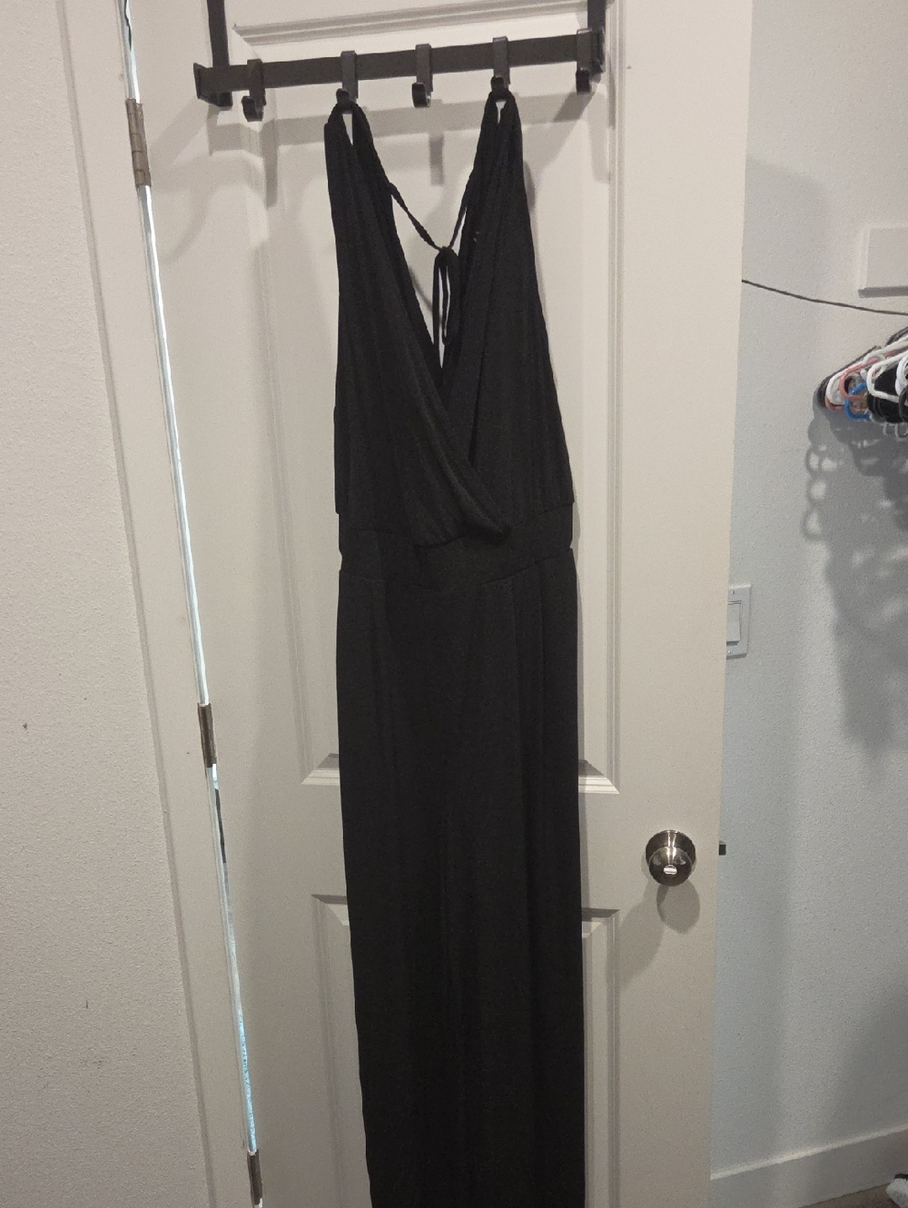 torrid Black Plunge Halter Jumpsuit